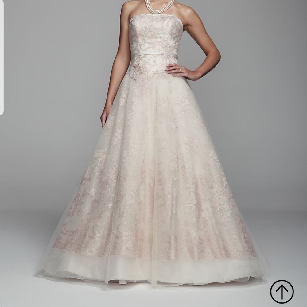 Oleg Cassini Size 14 Ballgown Wedding Dress NWT